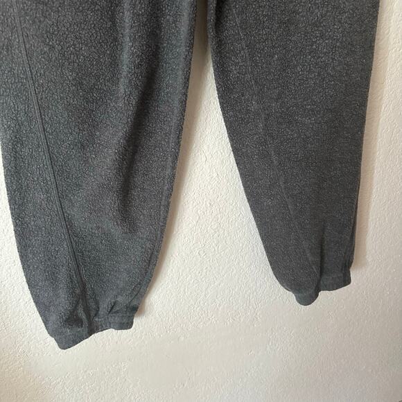 Aerie Sherpa Fleece Corset Jogger Dark Gray Size Small - Picture 6 of 6